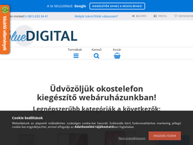 'bluedigital.hu' screenshot