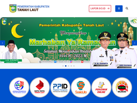 'tpfm.tanahlautkab.go.id' screenshot
