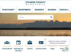 'stearnscountymn.gov' screenshot