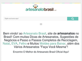 'artesanatobrasil.net' screenshot