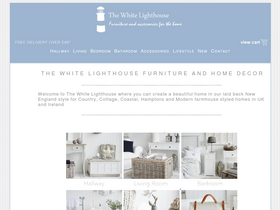 'thewhitelighthousefurniture.co.uk' screenshot