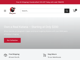 'katana-sword.com' screenshot