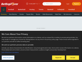 'betexplorer.com' screenshot