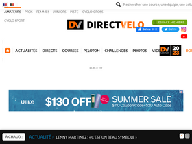 'directvelo.com' screenshot