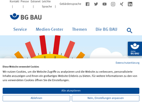 'bgbau.de' screenshot