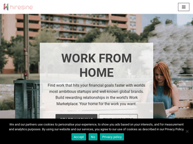 'hiresine.com' screenshot