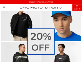 'cmcmotorsports.com' screenshot