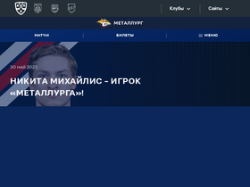 'metallurg.ru' screenshot