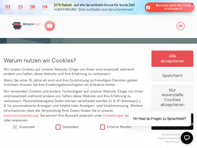 'sprachheld.de' screenshot