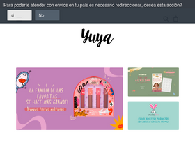 'yuyatiendaoficial.com' screenshot