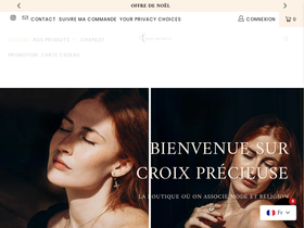 Croix Precieuse website screenshot