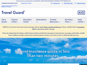 'travelguard.com' screenshot