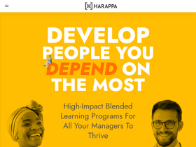 'harappa.education' screenshot