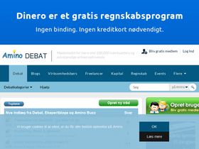 'amino.dk' screenshot