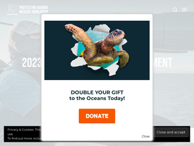 'seashepherd.org' screenshot