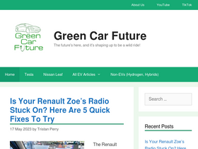 'greencarfuture.com' screenshot