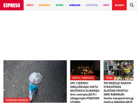 'espreso.rs' screenshot