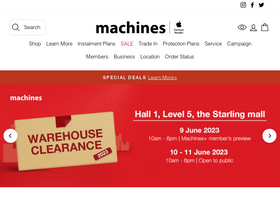 'machines.com.my' screenshot