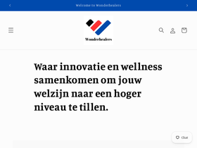 wonderhealers.com homepage screenshot
