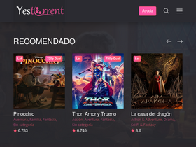 'yestorrent.org' screenshot