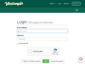 'vicetemple.net' screenshot