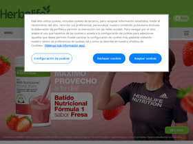 'herbalife.com.pe' screenshot
