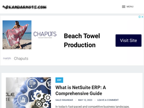 'iskandarnote.com' screenshot