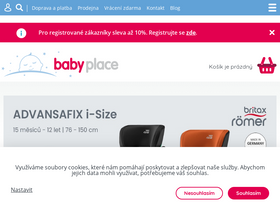 'babyplace.cz' screenshot
