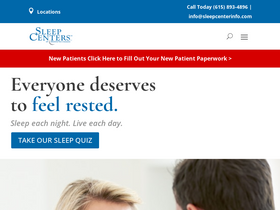 'sleepcenterinfo.com' screenshot