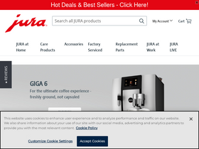 'shopjura.com' screenshot