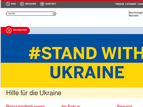 'bezreg-muenster.de' screenshot