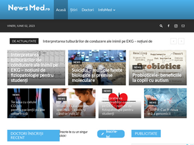 'newsmed.ro' screenshot