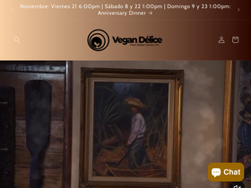 vegandelicepr.online homepage screenshot