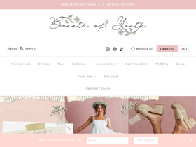 'breathofyouth.com' screenshot