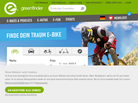 'greenfinder.de' screenshot