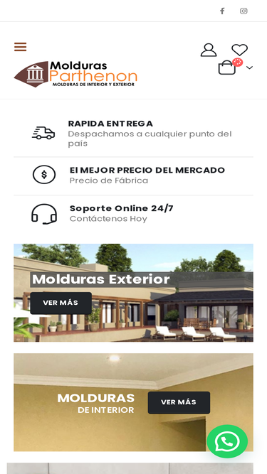 moldurasparthenon.com