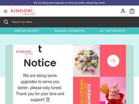 kindorimoments.com homepage screenshot