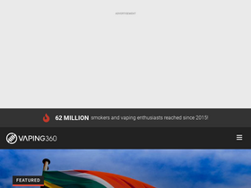 'vaping360.com' screenshot