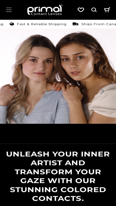 primalcontactlenses.com