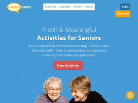 'goldencarers.com' screenshot