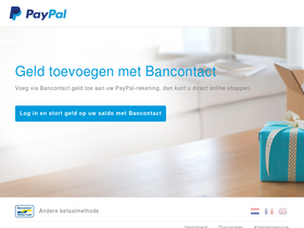 'paypal-opladen.be' screenshot