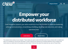 'crewapp.com' screenshot