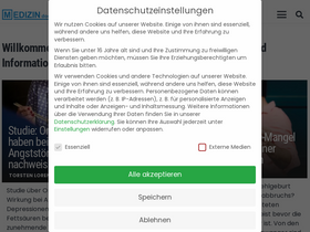'medizindoc.de' screenshot