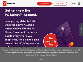 'pcfinancial.ca' screenshot