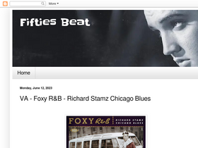 'fiftiesbeat.blogspot.com' screenshot