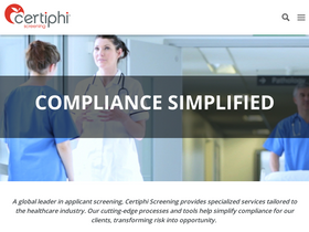 'certiphi.com' screenshot