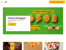 'mcdonalds.com.pk' screenshot