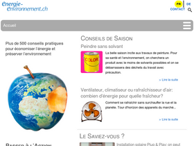 'energie-environnement.ch' screenshot