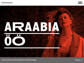 'draamateater.ee' screenshot
