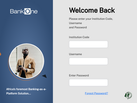 'mybankone.com' screenshot